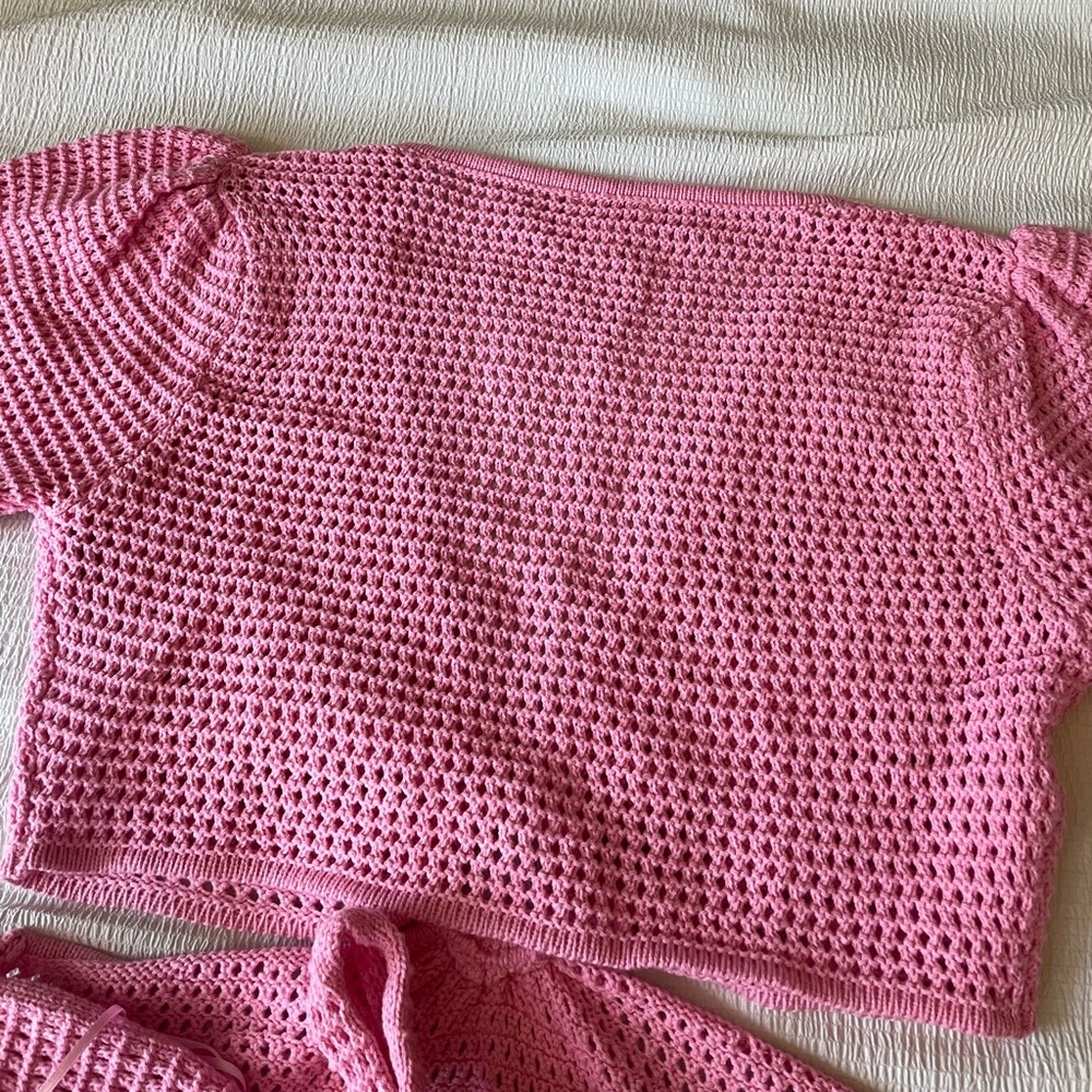 Pink knit top - Picture 4 of 5